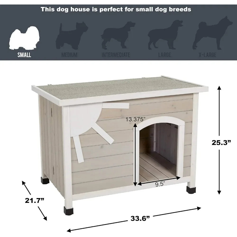 Puppy Folding Outdoor Wood Dog House